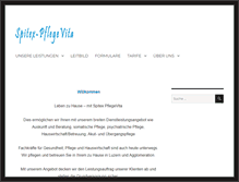 Tablet Screenshot of pflegevita.ch